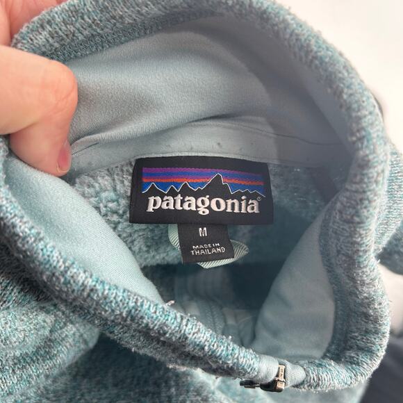 Women's Patagonia Better Sweater Quarter 1/4-Zip Pullover Fleece Sweatshirt Sz M - Picture 4 of 6